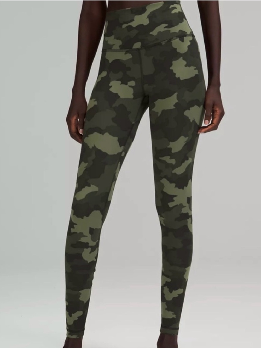 LULULEMON ATHLETICA Women’s Size 6 Align Camo Olive Heritage 365 Tight Leggings